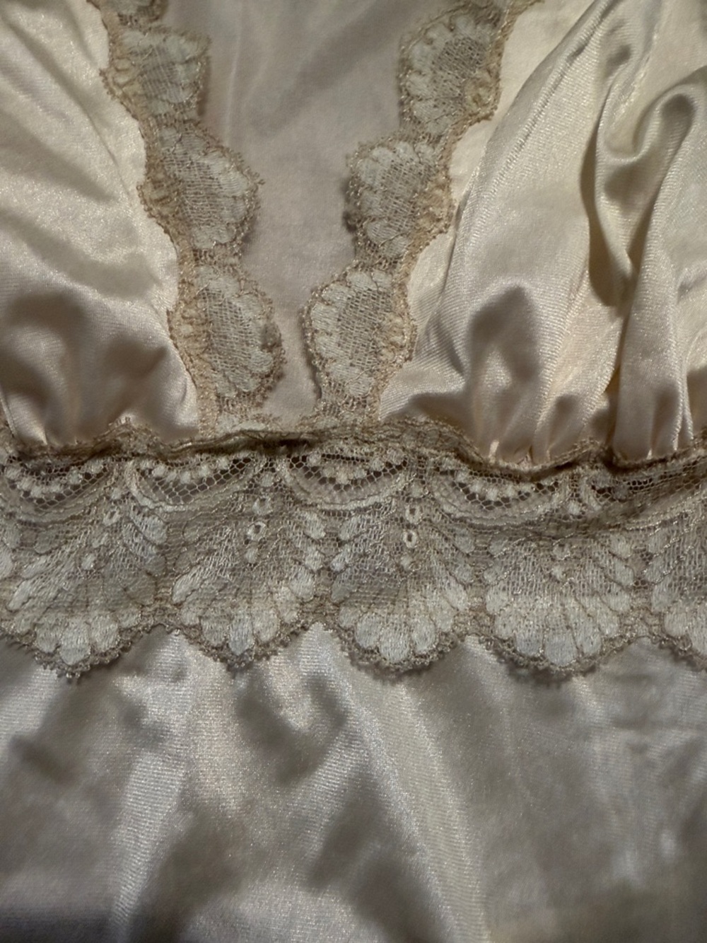 Vintage Vanity Fair Ivory  Slip Dress - Picture 4 of 8